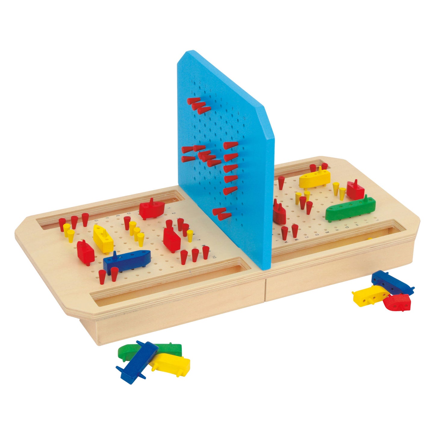Battillo de juego de pensamiento de madera de pie pequeño