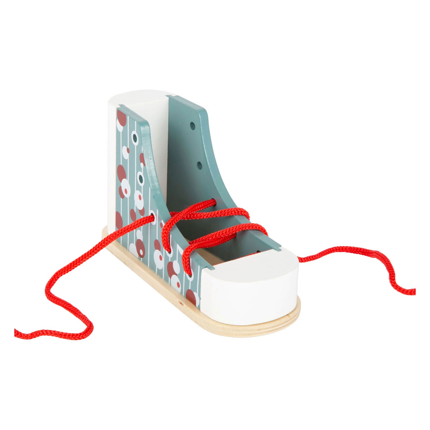 Small Foot Wooden Thread with Lace