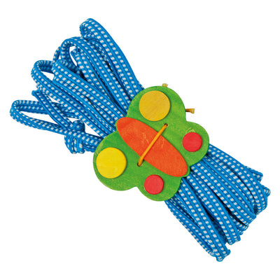 Color de mariposa de cuerda de salto de pie pequeño, juego de 5
