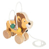 Small foot - houten trekfiguur met motoriekspiraal safari