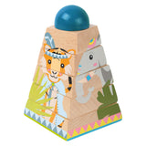 Small foot - houten stapeltoren jungle, 6dlg. - afbeelding 3