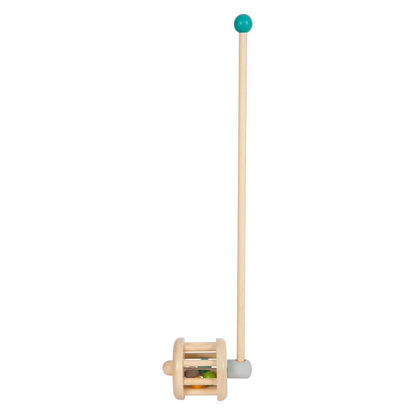 Figura a spinta in legno a piede piccole scuotere