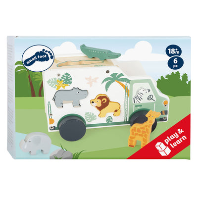 Forma di legno di piccoli piedi Stew Jeep Safari, 6dlg.
