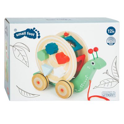 Figura de caminata de madera pequeña Vormstoof Slak, 6dlg.