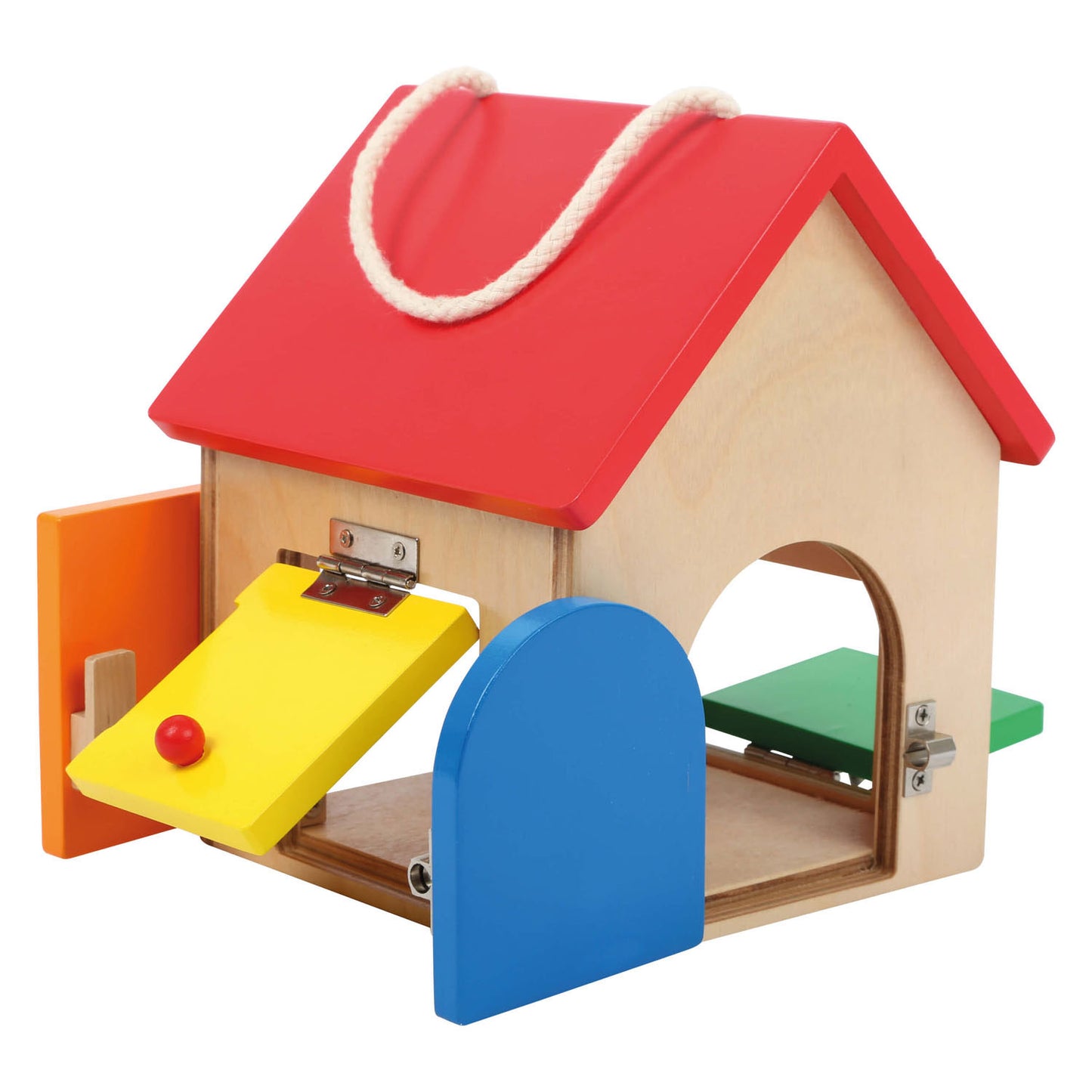 Casa de madera de pie pequeño con zanjas, 9dlg.