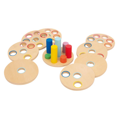 Small Foot Wooden apilamiento del juego Logisteck Educational, 9dlg.