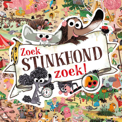 Terra lannoo bordspel stinkhond zoekspel voor kinderen en familie.