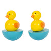 Pato de música de madera de pie pequeño