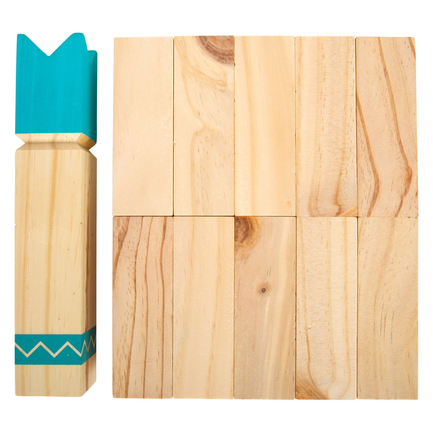 Juego de lanzamiento compacto de madera de madera pequeña, 21dlg.