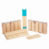 Juego de lanzamiento compacto de madera de madera pequeña, 21dlg.