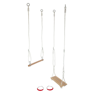 Pequeño swing de madera de pie 3in1