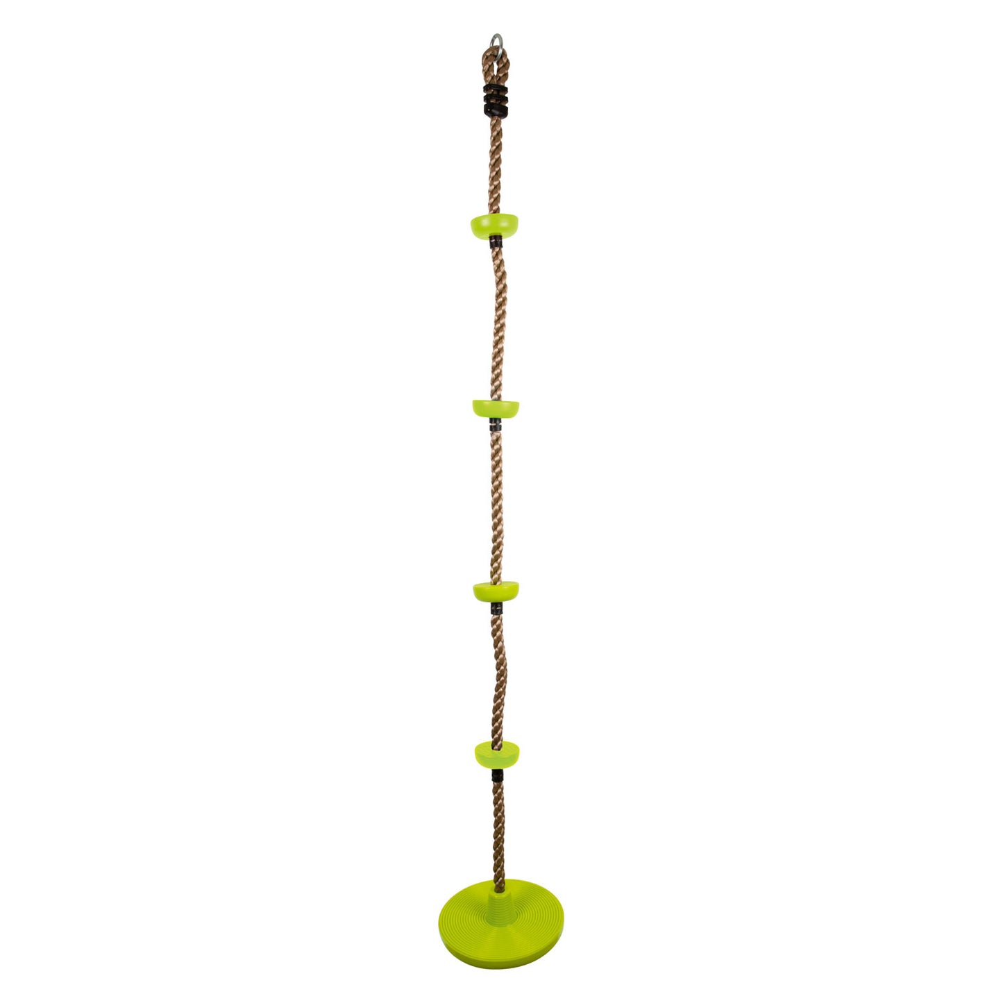 Cuerda de escalada de pie pequeño y columpio 2 en 1 verde, 190cm