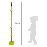 Small foot - klimtouw en schommel 2in1 groen, 190cm - afbeelding 3