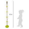 Cuerda de escalada de pie pequeño y columpio 2 en 1 verde, 190cm