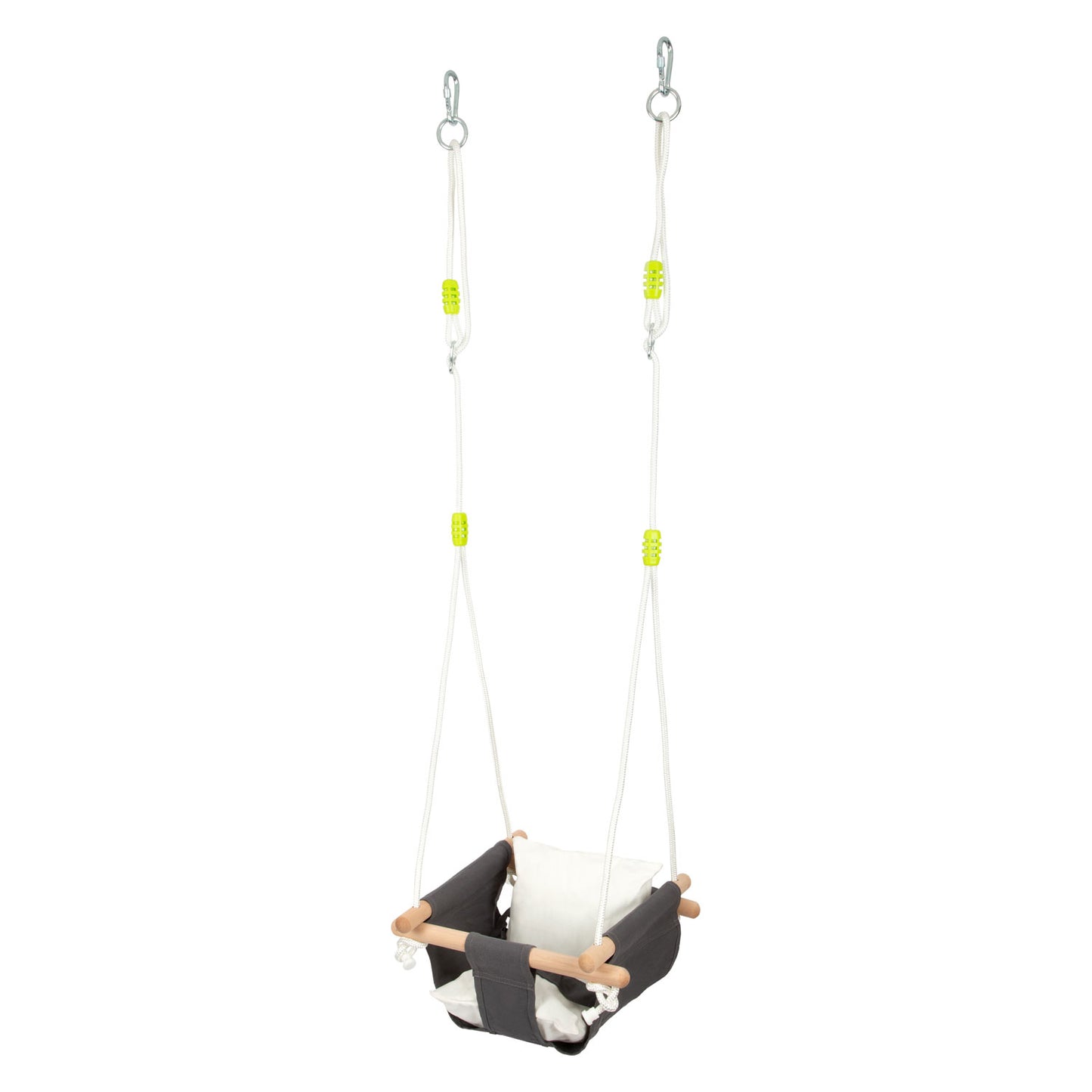 Small foot - houten babyschommel met kussen