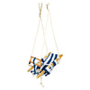 Blu marino swing blu a swing in legno piccolo, 120 cm