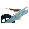 Aereo in legno blu a piede piccolo