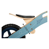 Small foot - houten loopfiets vliegtuig blauw - afbeelding 5