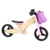 Triciclo in legno a piede piccolo e 2in1 rosa