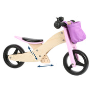 Small Foot Houten Driewieler en 2in1 Roze - afbeelding 3