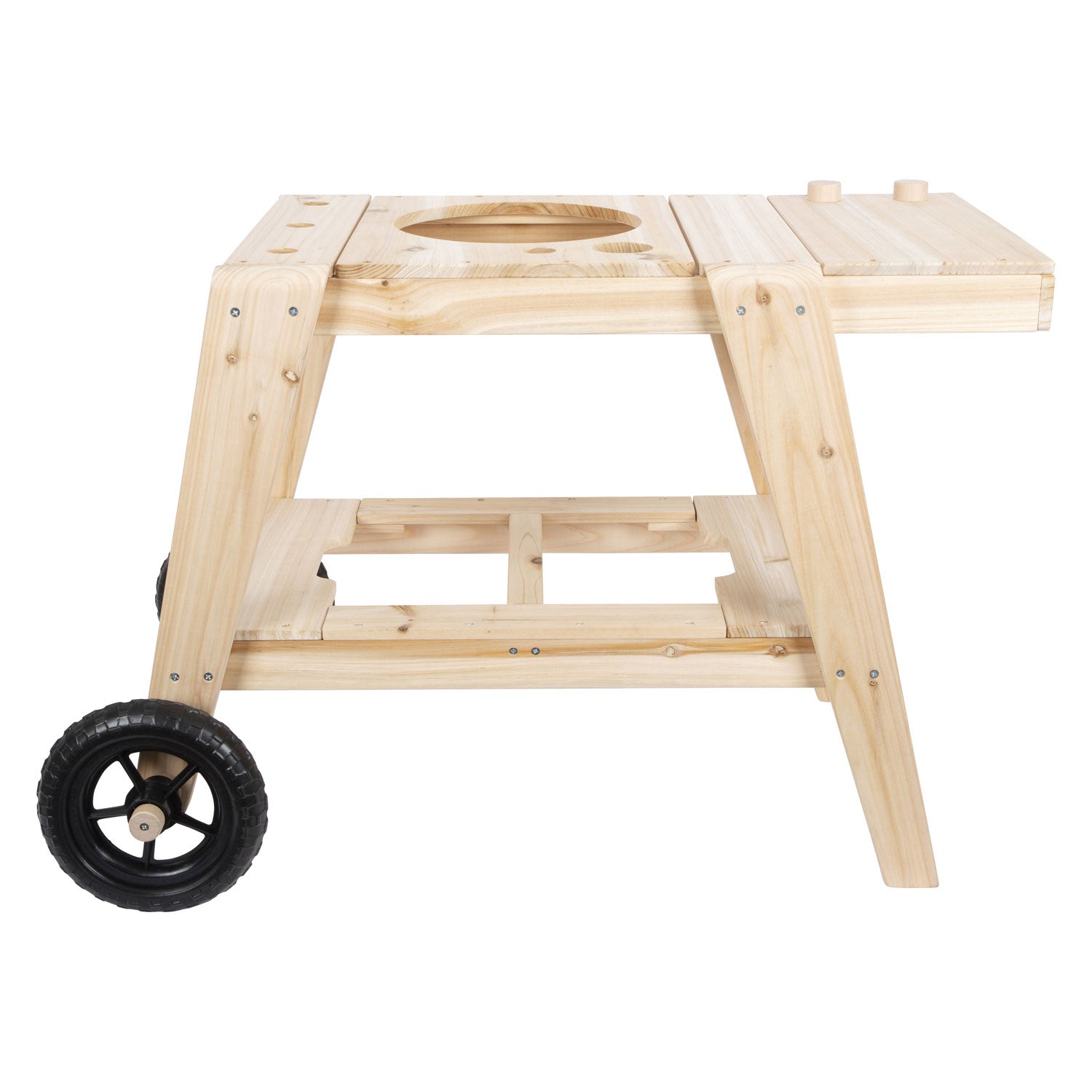 Cocina de barro de madera de pie pequeño compacto