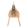 Cavallo di legno a piede piccolo compatto