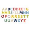 Piccole piede - lettere magnetiche in legno colore, 37dlg.