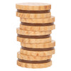 Piatti di legno di piccoli piede biscotti sandwich, 5dlg.