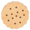 Piatti di legno di piccoli piede biscotti sandwich, 5dlg.