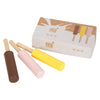 Playets de madera de pie pequeño ijjes, 3dlg.