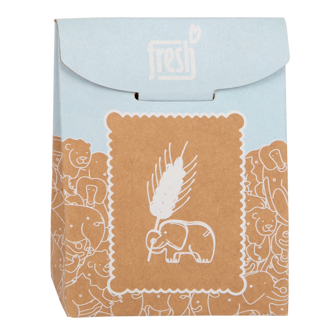 Playets de madera de pie pequeños Crackers de animales, 8dlg.