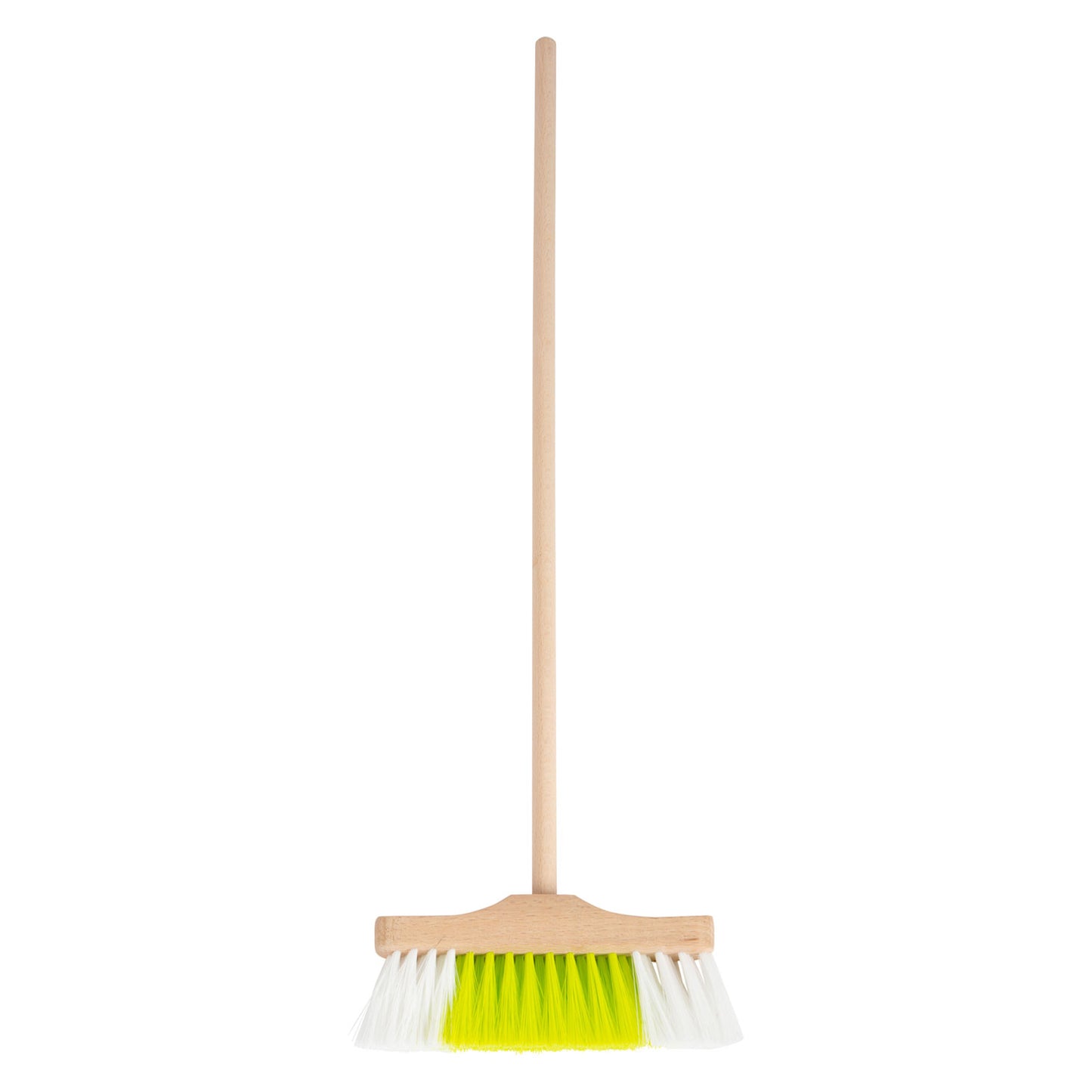Luinuía de madera de pie pequeño con escoba, 3dlg.