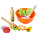 Small foot - houten speeleten salade speelset, 15dlg, - afbeelding 2