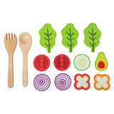 Small foot - houten speeleten salade speelset, 15dlg, - afbeelding 3