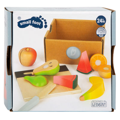 Set di frutta da frutta a taglio in legno piccolo, 13dlg.