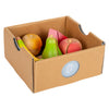 Playets de corte de madera de pie pequeño juego de frutas, 13dlg.