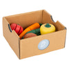 Set de vegetales Snijen Speelten de madera de pie pequeño, 13dlg.