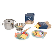 Playets de madera de pie pequeño Juego de pasta Chef, 19dlg. - afbeelding 3
