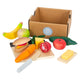 Pequeño pie de madera Snijen Speelten Lunch Set, 24dlg.