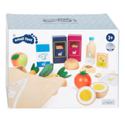 Small foot - houten speeleten vegetarisch voedselset, 17dlg. - afbeelding 2