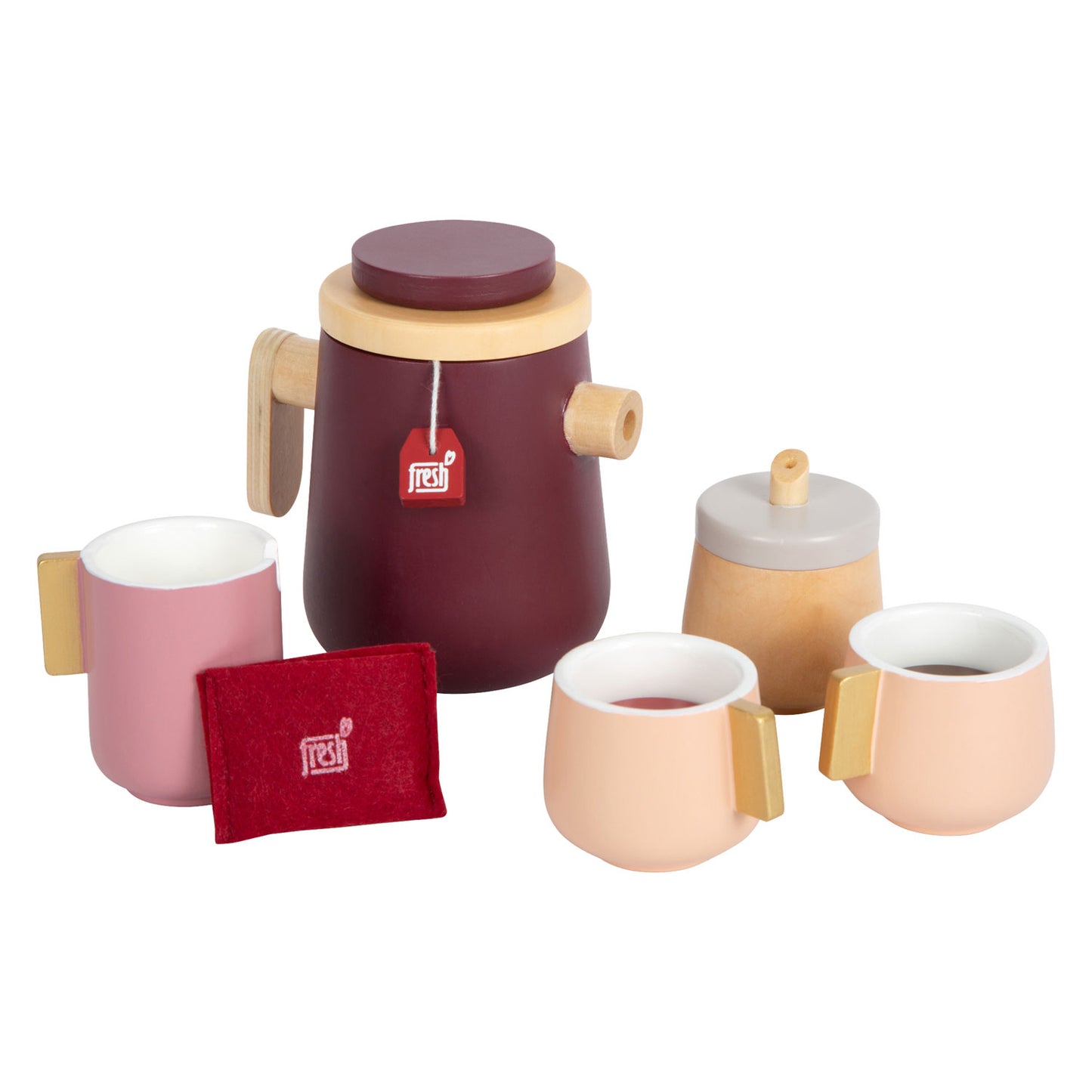 Café de madera y té de pie pequeño sabroso, 16dlg.