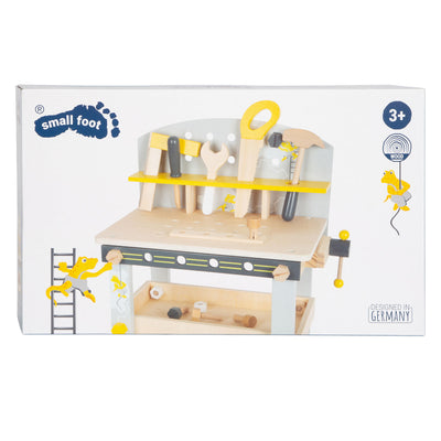 Small foot wooden workbench Compact Miniwob, 34dlg.