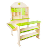 Small foot - houten markt en winkelkraam - afbeelding 1