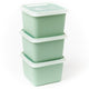 DBP DBP Alaska Scatole congelate quadrate 0,75L 3 pezzi Mint Green