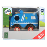 Small foot wooden police car blue - afbeelding 2
