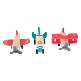 Small Foot wooden pull-back aircraft, set of 3 - afbeelding 3