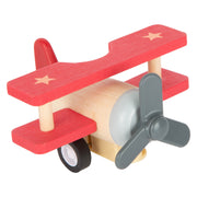 Small foot - houten pull-back vliegtuigen, set van 3 - afbeelding 5