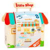 Piccoli piedi Houten insieme Speelwinkel Poppenhuis, 15dlg.