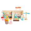 Piccoli piedi Houten insieme Speelwinkel Poppenhuis, 15dlg.