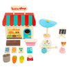 Piccoli piedi Houten insieme Speelwinkel Poppenhuis, 15dlg.